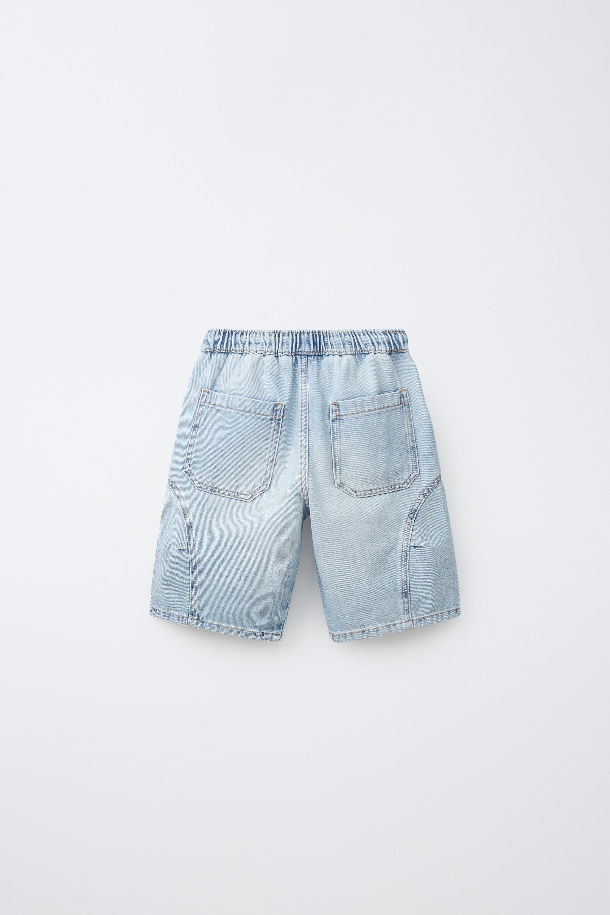 BARREL DENIM SHORTS